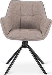 Forgó szék cappuccino színben, PEONY 2