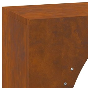 tűzifa állvány 50x23x100 cm időjárásálló acél