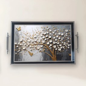 Üveg tálca, 38×24 cm – TPG9889