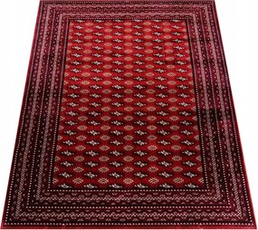 Szőnyeg 160x230 Klasszikus Hagyományos Bordó Hálószoba Nappali Sűrű Szövésű