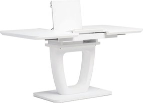 Bővíthető étkezőasztal 110-150x75 cm, MDF, fehér, HT-430 WT