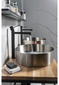 Sapho - mosdócsaptelep SOLARIS 32 cm matt fekete