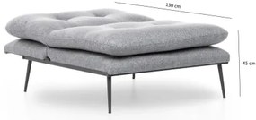 Kinyitható fotel SPEAKY, szürke