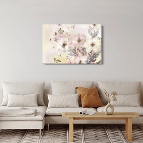 Kép - Virágok, festmény (90x60 cm)