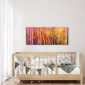Egy kép egy színes erdőről (120x50 cm)