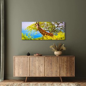Egy kép egy zsiráfról Afrikában (120x50 cm)