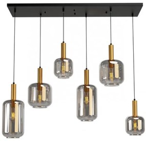 Redo 01-3215 - Csillár zsinóron BRINA 6xE27/23W/230V