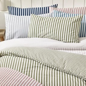 Szürke egyszemélyes flanel ágyneműhuzat 135x200 cm Stripe – Catherine Lansfield