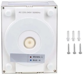 LED Kültéri fali lámpa LED/12W/230V 3000K IP65 fehér