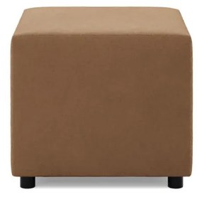 Zeus puff, szövet anyag, 50x50, barna