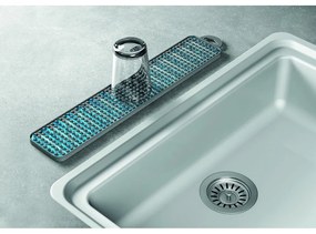 Szürke műanyag edénycsepegtető alátét 42x8 cm Gravity – Metaltex
