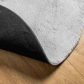 HUARTE szürke rövid szálú puha és mosható szőnyeg Ø 160 cm