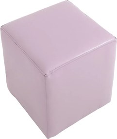 Cube puff - műbőr, lila - 21897 R