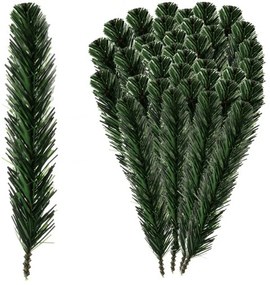 40 db hosszú műfenyő dekor ág koszorúkészítéshez, 29 cm/db