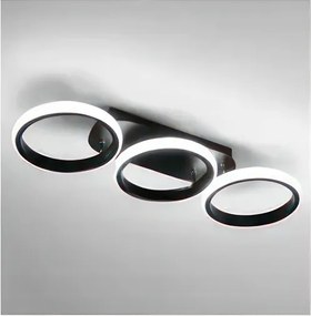 LED dimmelhető mennyezeti lámpa LED/30W/230V 3000-6500K fekete Wi-Fi Tuya + távirányító