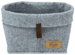 Felt szürke textil rendszerező, 18 x 12 cm - Wenko