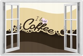 Poszterek 120x80 I love Coffee