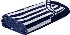 BAHIA Strandtörölköző matrózmintás 2. 165x90cm