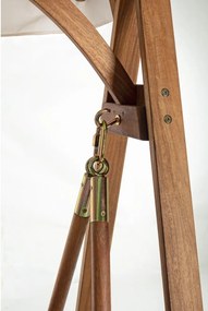 Natúr színű tömörfa kerti hintaágy Noemi – Bizzotto