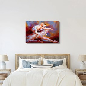 Kép - Balerina, festmény (90x60 cm)