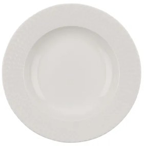 24 darabos fehér porcelán étkészlet