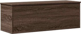 vidaXL barna tölgy színű szerelt fa tárolóláda 102 x 35 x 35 cm