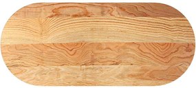 vidaXL világosbarna tömör akácfa ovális alakú asztallap 140x60x2 cm