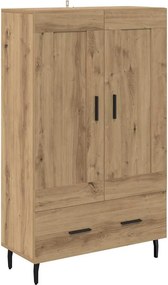 vidaXL Magasfiú fiókkal Artisan tölgy 69,5 x 31 x 115 cm Faanyag