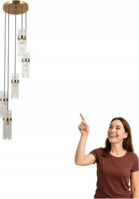 Függő lámpa Taraso PND-40760-5-HBR Italux