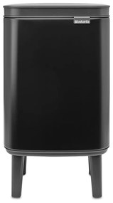 Matt fekete acél szemetes 4 l Bo Hi – Brabantia