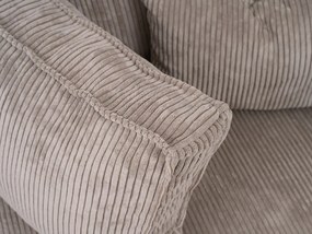 AKCIÓ Bézs sarokkanapé SMART COSARO, kétoldalas + 2 db párna INGYEN II. osztály