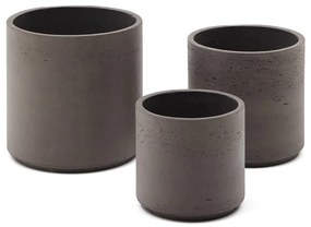 Cement kaspó szett 3 db-os ø 32 cm Sintina – Kave Home