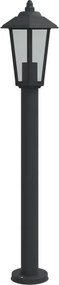vidaXL fekete rozsdamentes acél kültéri állólámpa 80 cm