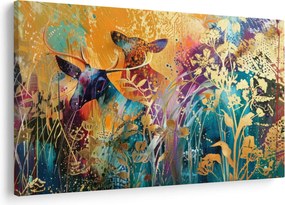 Kép - Absztrakt festmény a természetről (90x60 cm)