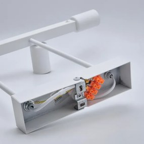 Csillár rúdon ASTRID 4xE27/60W/230V fehér