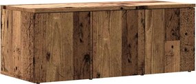 vidaXL TV szekrény Régi fa 80x34x30 cm Gépelt fa