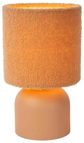 Lucide 10516/01/44 - Asztali lámpa WOOLLY 1xE14/40W/230V narancs