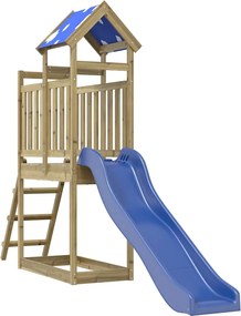 vidaXL impregnált fenyőfa kültéri játszószett