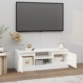 fehér TV-szekrény ajtóval 102 x 30 x 36 cm