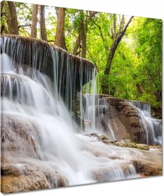 Vászonkép 50x50 Gyönyörű vízesés