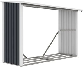 G21 WOH 335 tüzifa tároló - 242 x 89 cm, antracit