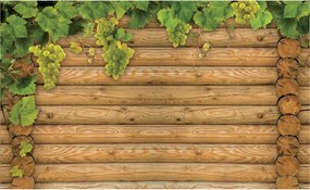 Flizelin fotótapéta Fa Szőlő Levelek a falra 200x140 +ragasztó