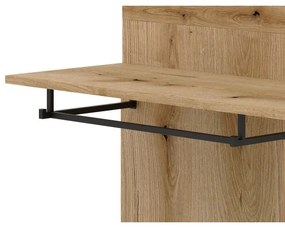 SVEN előszobafal tükörrel barna/fehér