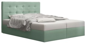 Franciaágy  Boxspring 160 cm Duel 1 (menta) (matraccal és tárolóhellyel). 1046431