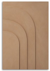 Gario Vászonkép Bézs geometriai dombormű Méret: 70 x 100 cm