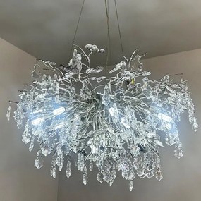 Kristály csillár zsinóron 13xG9/40W/230V króm