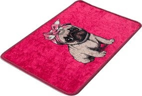 Pink Pug fürdőszobai szőnyeg