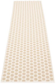 Bézs-krémszínű kültéri-beltéri futószőnyeg 70x250 cm Noa Beige Vanilla – Pappelina