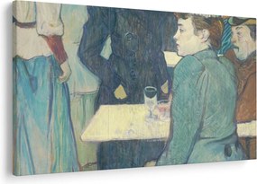 Kép - Henri de Toulouse-Lautrec, A Corner of the Moulin de la Galette, reprodukciók (90x60 cm)