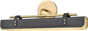 Quintiesse vintage fali lámpa valise fekete sárgaréz elsqn-valise-w-vbstl